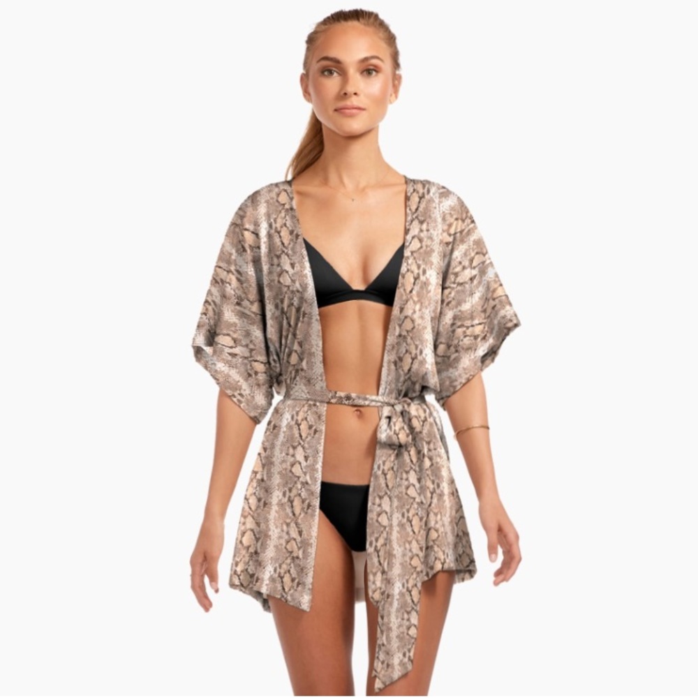 NWT Vitamin A Valencia Silk Kimono